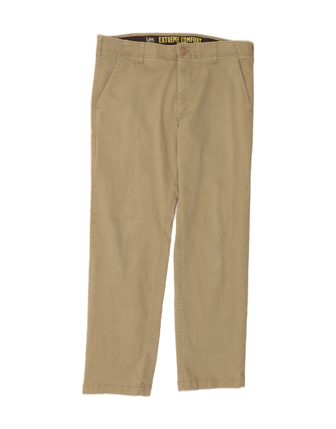 LEE Mens Straight Chino Trousers W36 L32 Beige Cotton Vintage Lee and Second-Hand Lee from Messina Hembry 
