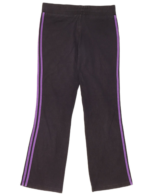 Adidas Womens Tracksuit Trousers UK 12 Medium Navy Blue Cotton