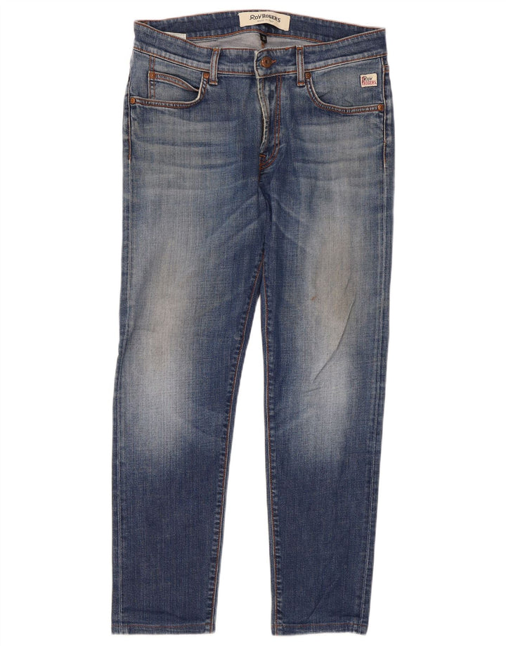 Roy Rogers Dame Slim Jeans W33 L33 Blå Bomuld