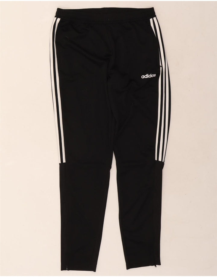 Adidas Mens Climalite Tracksuit Trousers Large Black Polyester