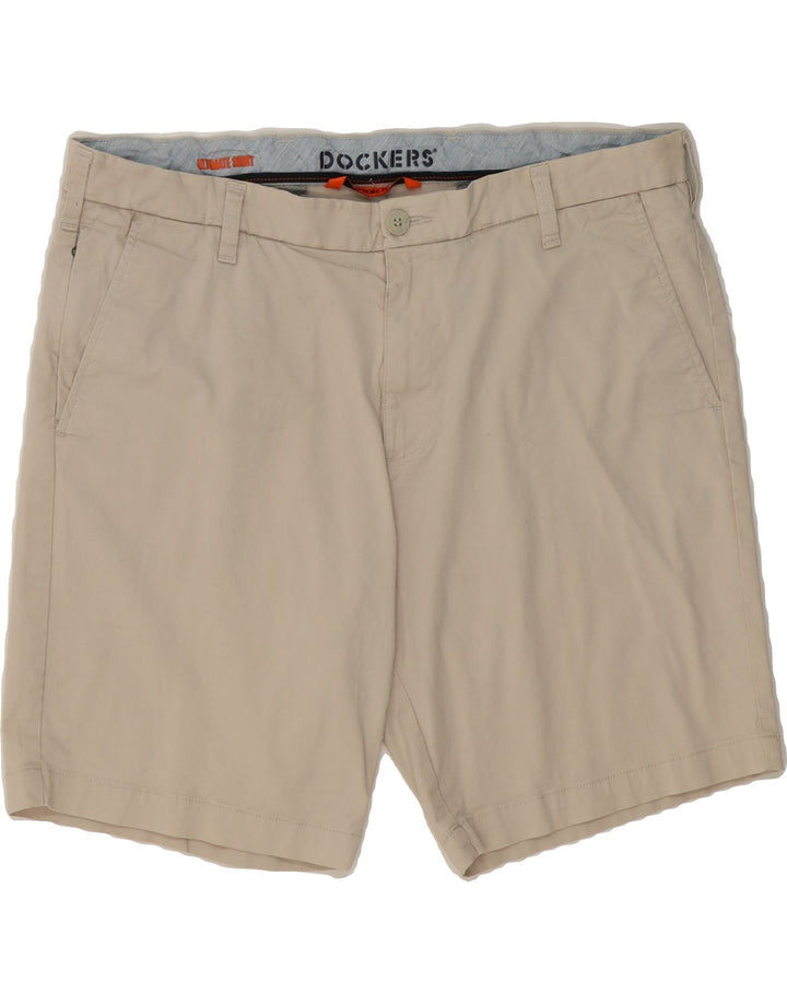 DOCKERS Mens Chino Shorts W38 XL White Cotton Vintage Dockers and Second-Hand Dockers from Messina Hembry 