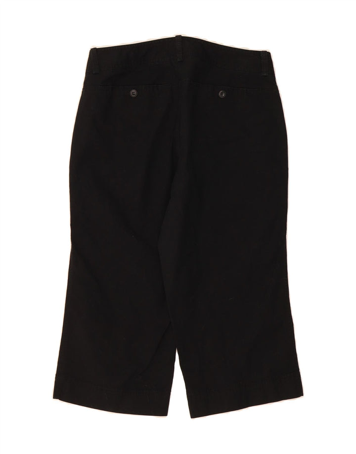 DOCKERS Womens Curvy Mid Rise Bermuda Shorts US 8 Medium W32 Black Cotton Vintage Dockers and Second-Hand Dockers from Messina Hembry 