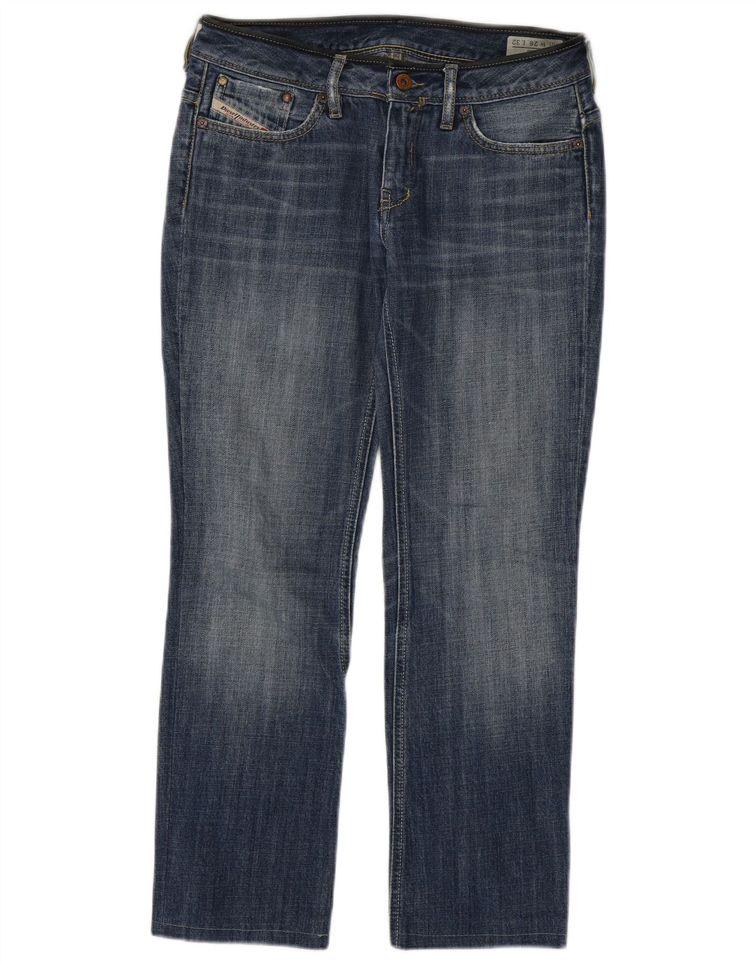 Diesel Dame BEBEL Slim Jeans W28 L27 Blå Bomuld