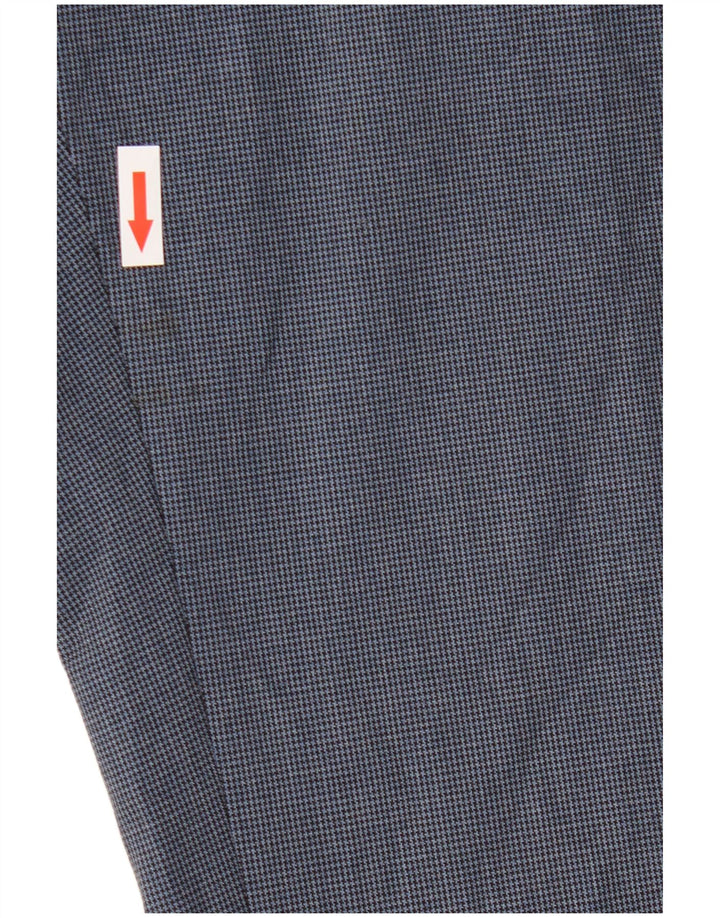 Marks & Spencer Herre Regular Fit Suit Bukser W36 L31 Blue Houndstooth