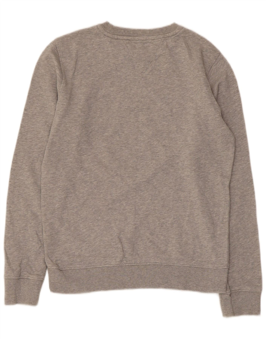 Tommy Hilfiger Boys Graphic Sweatshirt Jumper 11-12 Years Grey Flecked