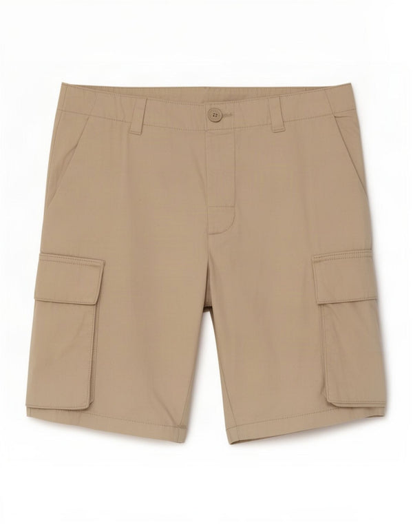 French Connection Mens Cargo Shorts Small W29 Beige Cotton