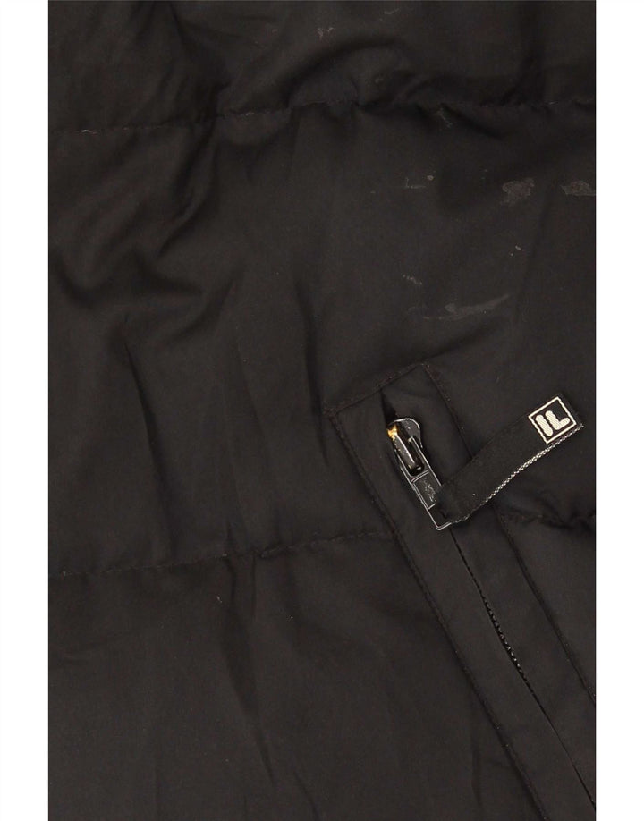 Fila Herren Wattierte Weste UK 40 Large Schwarz Polyester
