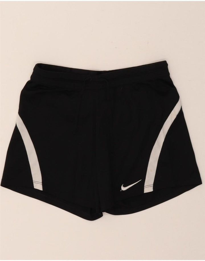 NIKE Boys Dri Fit Sport Shorts 12-13 Years Large Black Polyester Vintage Nike and Second-Hand Nike from Messina Hembry 