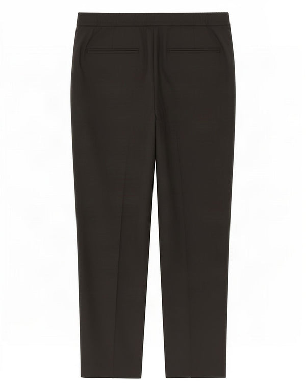 Calça casual afunilada masculina Marks & Spencer Autograph W34 L28 preta