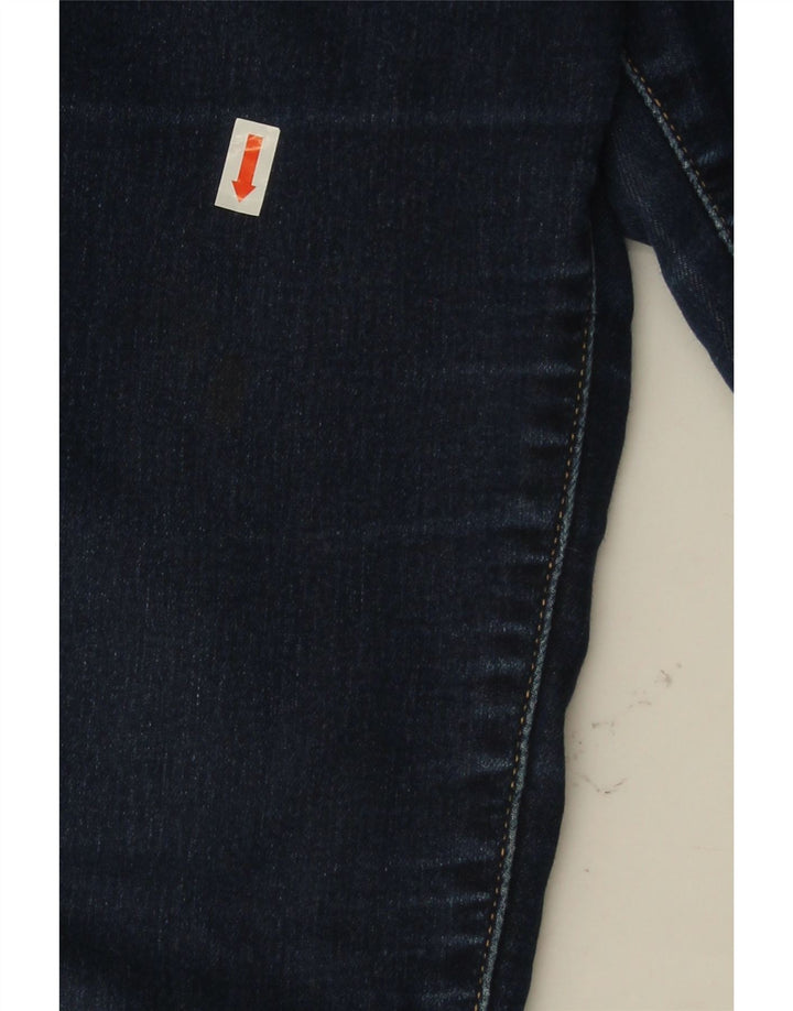 LEVI'S Womens 712 Slim Jeans W29 L30 Navy Blue Cotton
