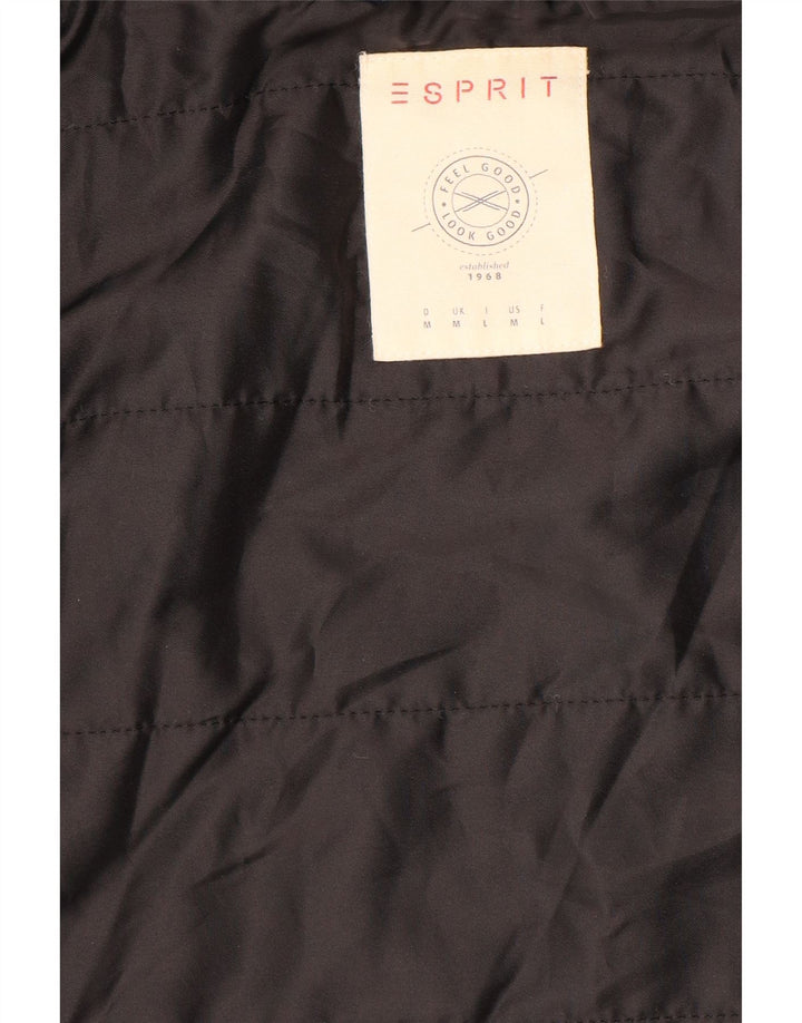 ESPRIT Vindjakke med hætte til kvinder UK 14 Medium Black Check