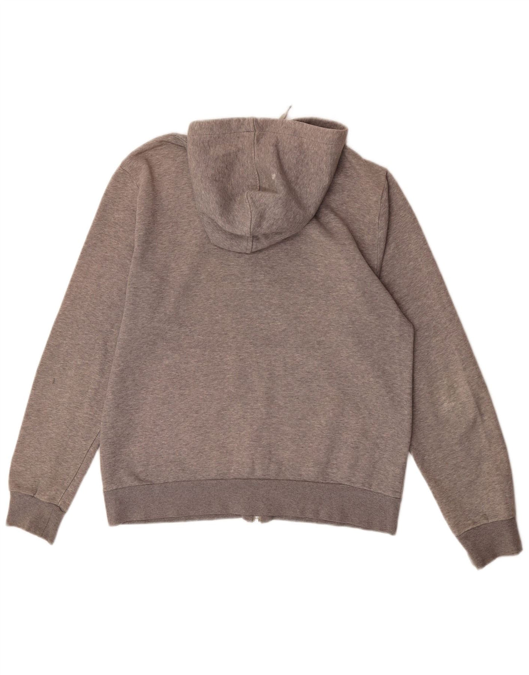 Puma Mens Graphic Zip Hoodie Sweater Medium Grey Cotton