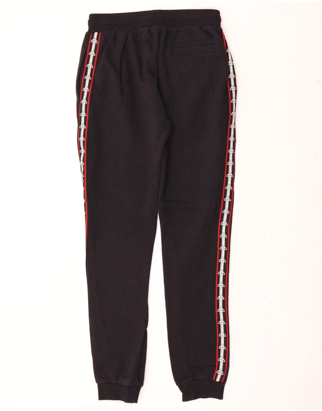 Ellesse Mens Graphic Tracksuit Trousers Joggers Medium  Black Cotton