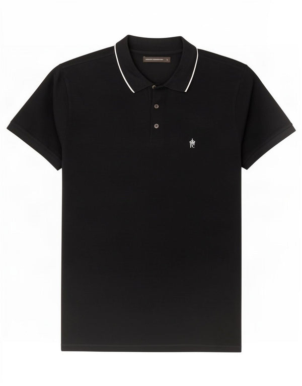 Męska koszulka polo French Connection XL, granatowa, bawełniana