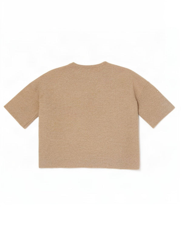 Bluzka damska Zara Trafaluc Oversize Top UK 10 Small Beige Spotted