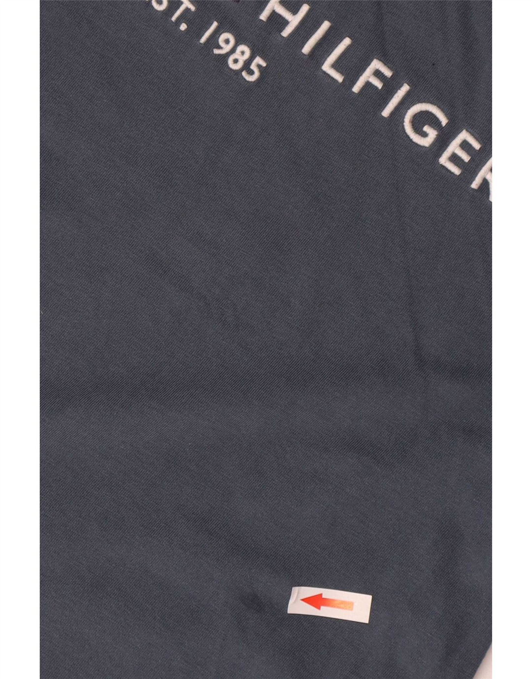 Tommy Hilfiger Mens Graphic T-Shirt Top Medium Grey Cotton