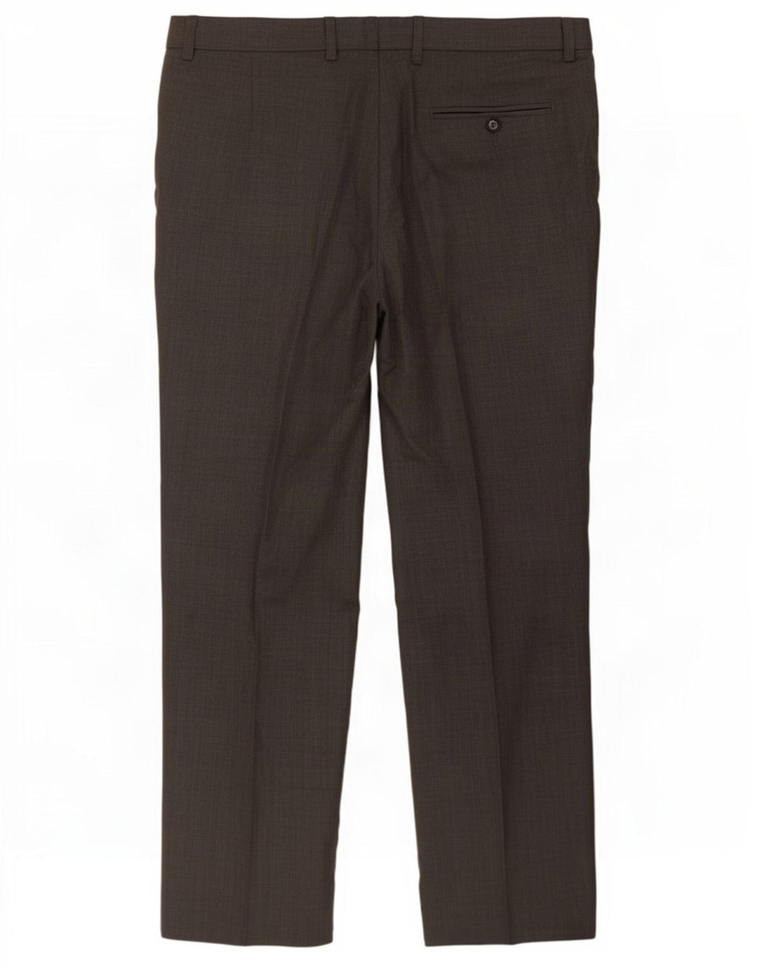 Pantaloni da abito con pegging da uomo Marks & Spencer W36 L31 poliestere grigio