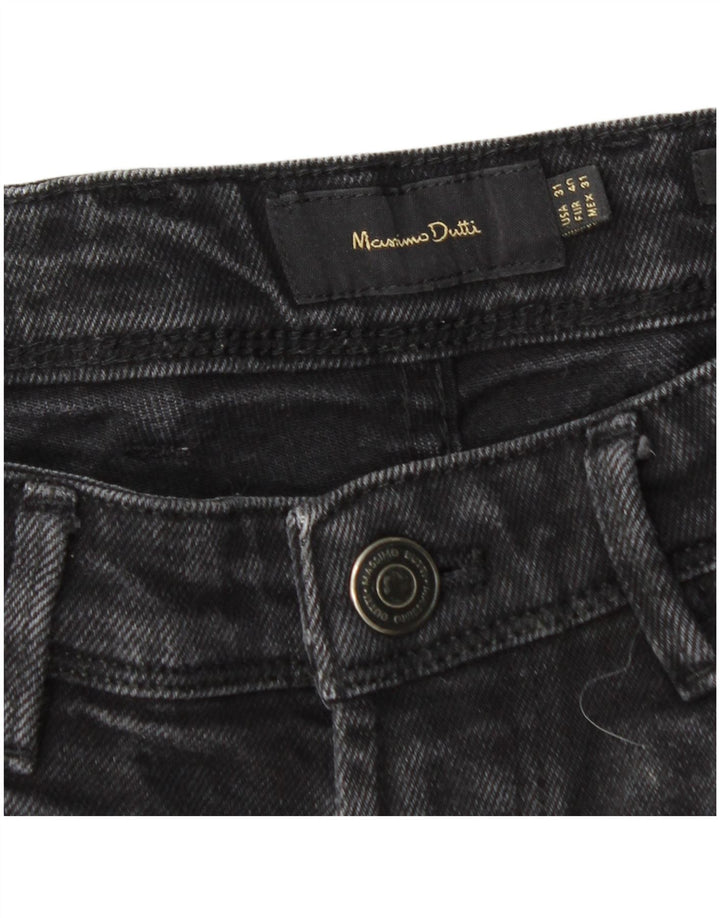 Jeans slim da uomo Massimo Dutti EU 40 Medio W31 L28 Nero