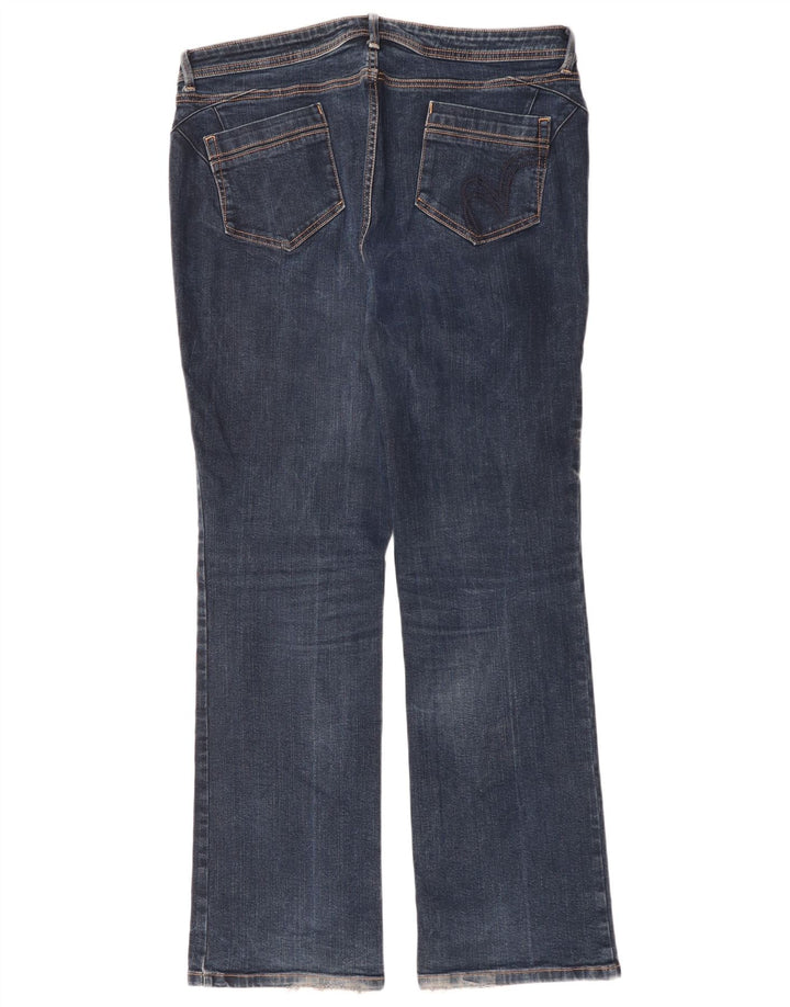Marks & Spencer Womens Per Una Bootcut Jeans W36 L31 Navy Blue