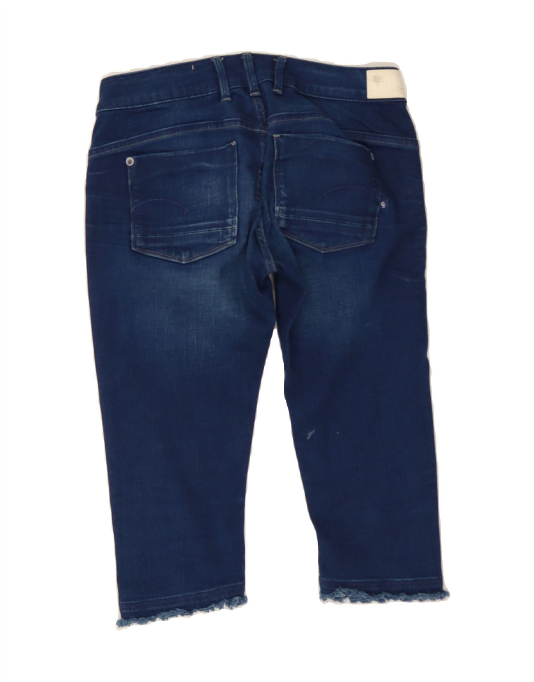 G-STAR Womens Denim Bermuda Shorts W27 Small Navy Blue Cotton Vintage G-Star and Second-Hand G-Star from Messina Hembry 