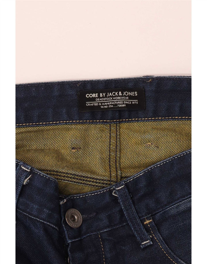Blugi slim pentru bărbați Jack & Jones W34 L31 bleumarin