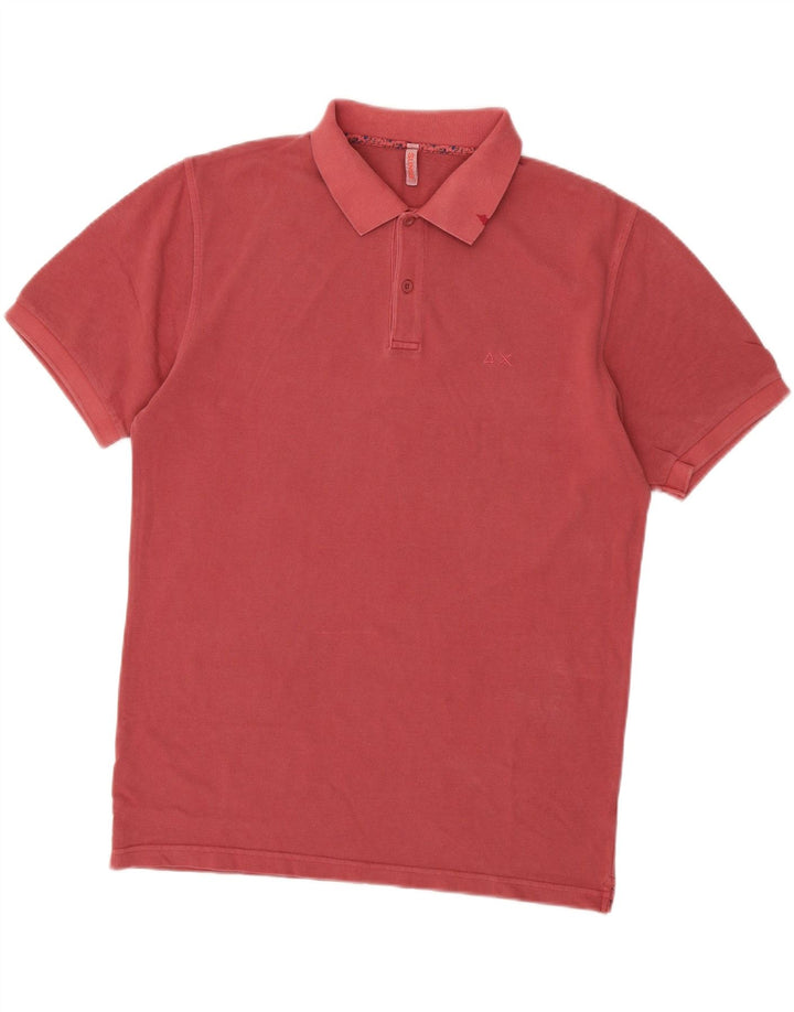 SUN68 Herre poloshirt XL Pink