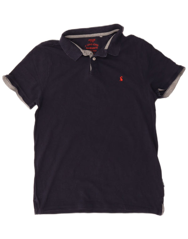 Polo Joules da uomo slim fit grande in cotone blu navy