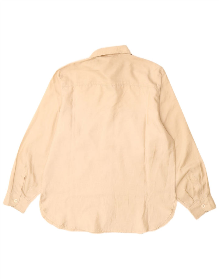 Übergroße Damen-Hemdbluse von Mario Rosella, EU 36, klein, beige, Polyester