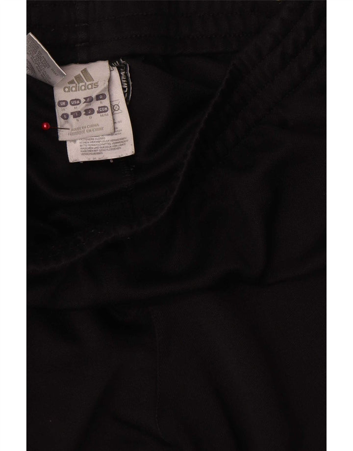 Adidas Mens Climalite Tracksuit Trousers Joggers Large  Black Polyester