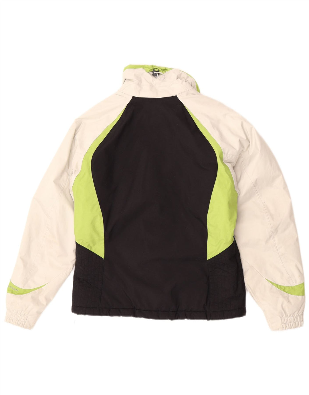 Columbia Womens Oversized Ski Jacket UK 10 Small Black Colourblock Nylon