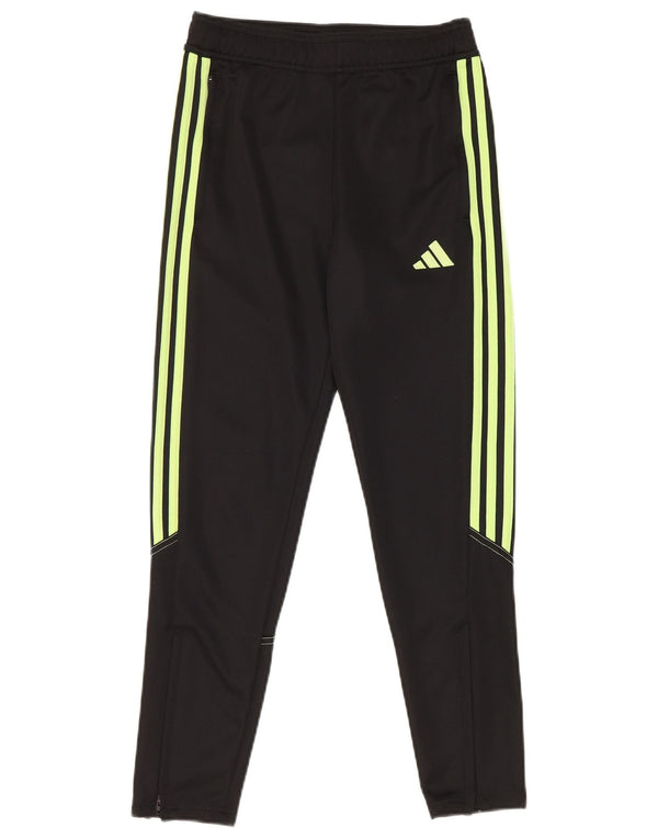 Adidas Boys Aeroready Tracksuit Bukser 11-12 år Sort Polyester