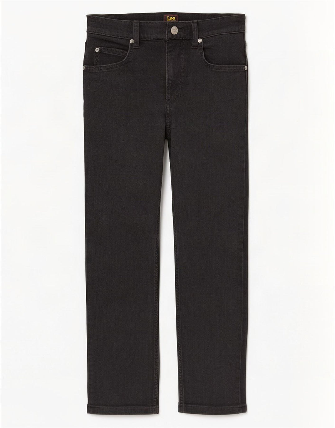 Lee Mens Rider Cropped Jeans W29 L25 Black Cotton