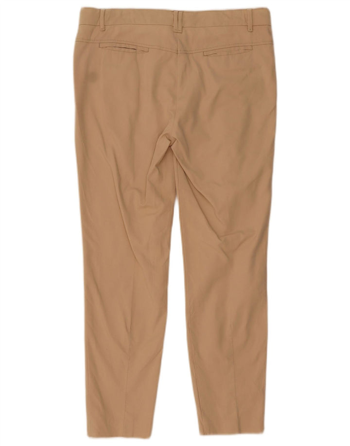 Zara Womens Slim Chino Trousers Medium W32 L26 Beige