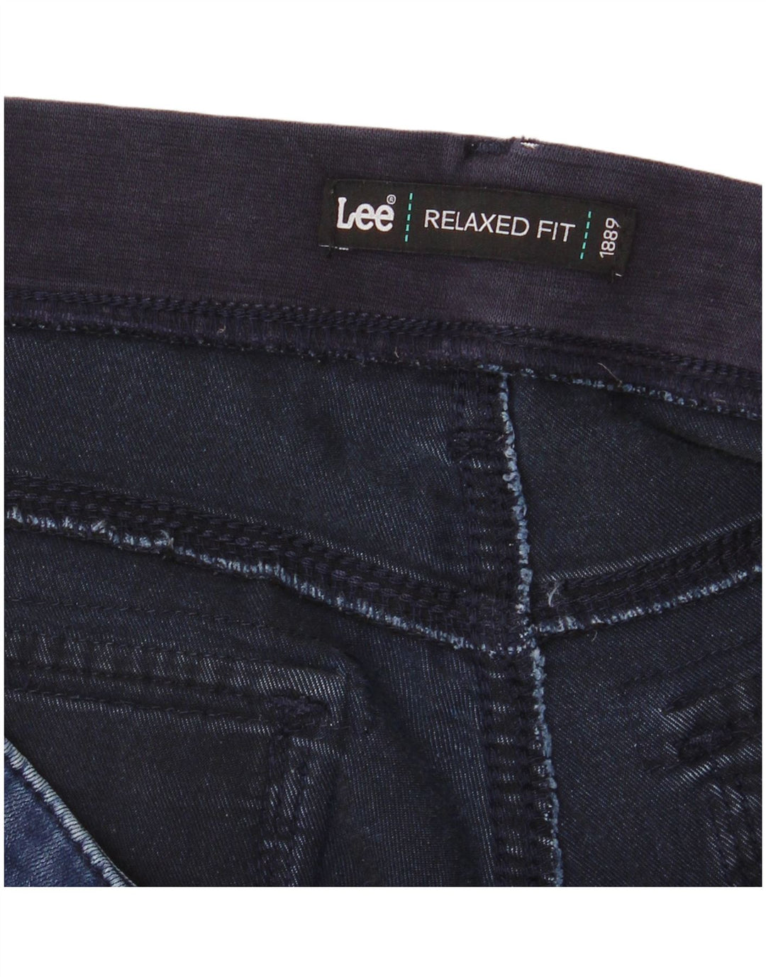 LEE Womens Relaxed Fit Denim Shorts W36 XL Blue
