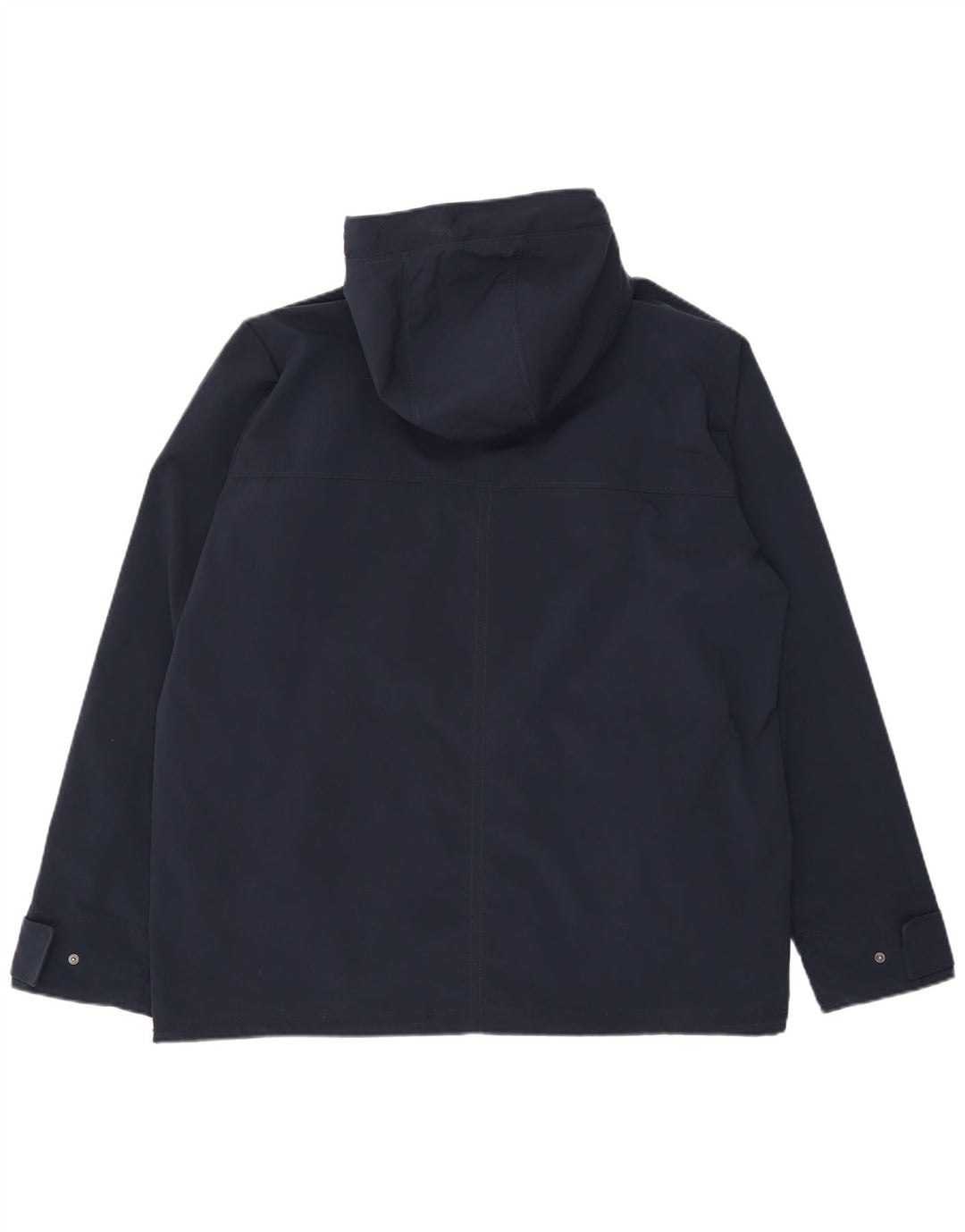 Jack Wolfskin Mens Hooded Windbreaker Jacket UK 48 2XL Navy Blue Polyester