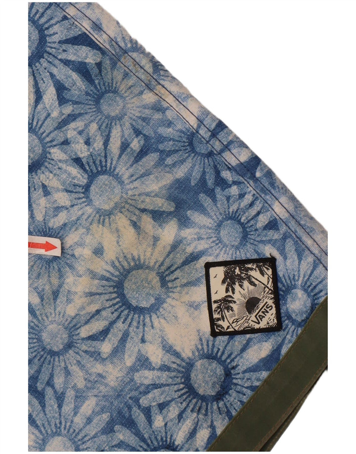 Vans Badeshorts til mænd Large Blue Floral Polyester