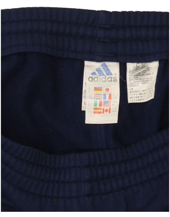 Adidas Mens Tracksuit Trousers UK 38/40 Medium  Navy Blue Polyester