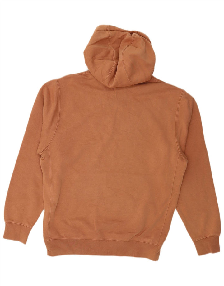 Adidas Mens Hoodie Jumper Small Brown Cotton