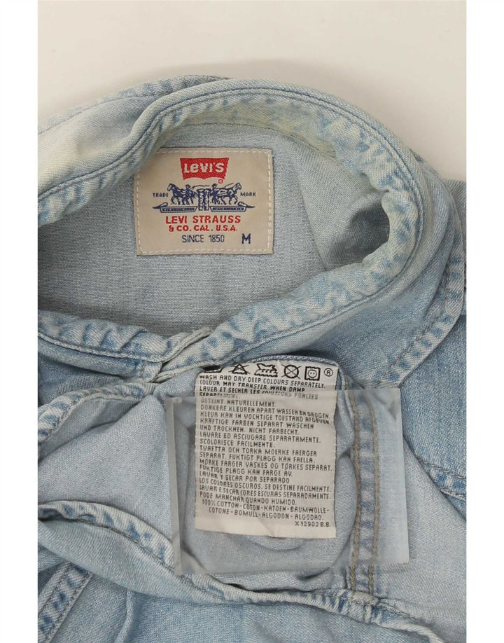 Levi's férfi farmer ing, közepes kék pamut