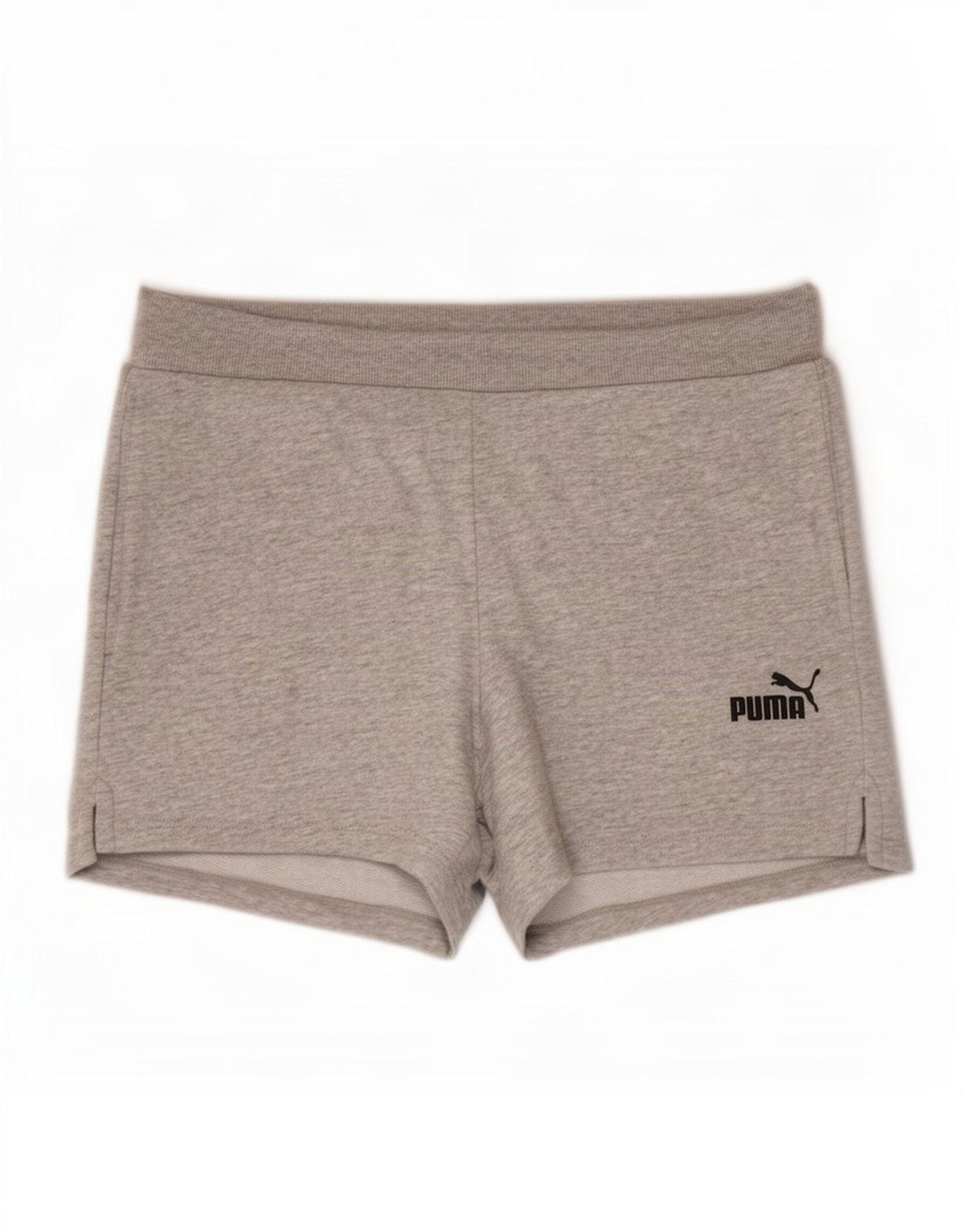 Puma Womens Regular Sport Shorts Medium Grey Flecked Cotton
