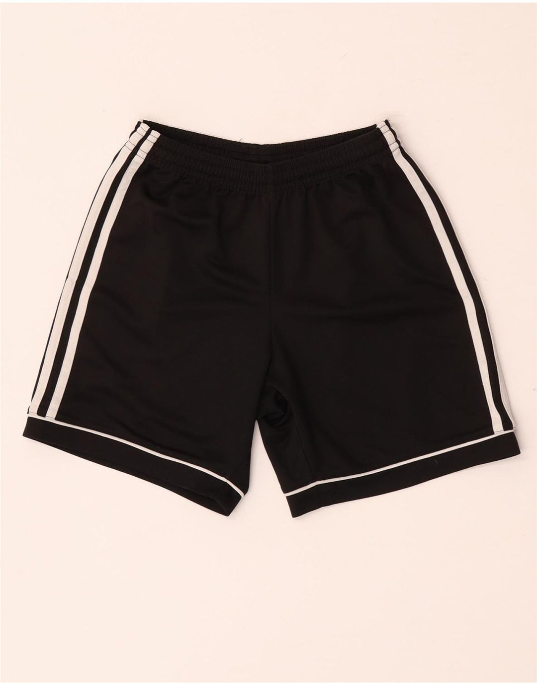 ADIDAS Boys Climalite Sport Shorts 11-12 Years  Black Polyester