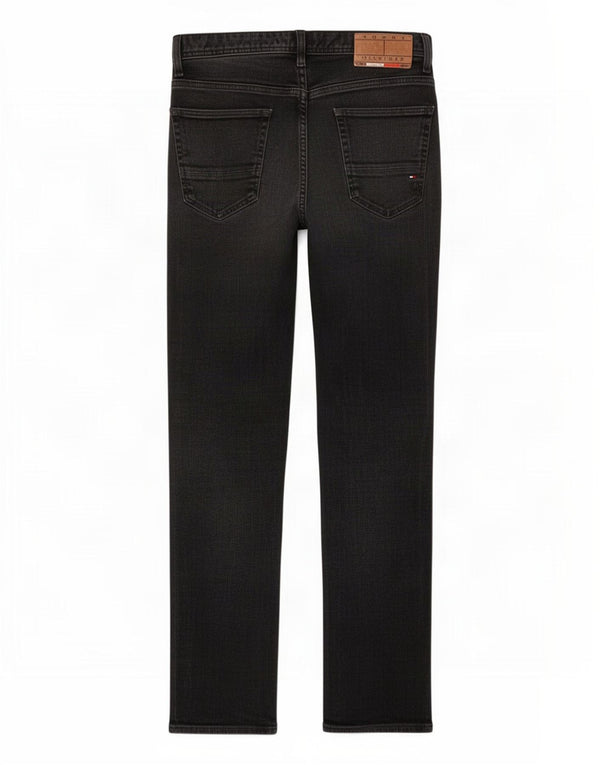 Tommy Hilfiger Mens Bleecker Slim Jeans W32 L32 Μαύρο βαμβακερό