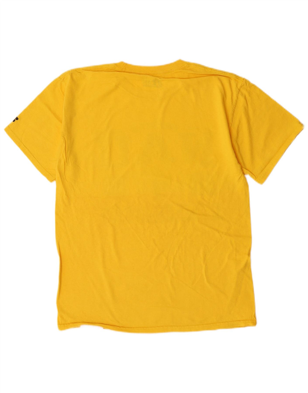 Russell Athletic Herre grafisk T-shirt Top Medium Gul Bomuld