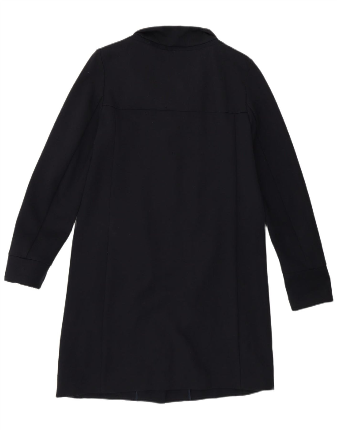 Geox Womens Respira Overcoat UK 8 Small Navy Blue Cotton