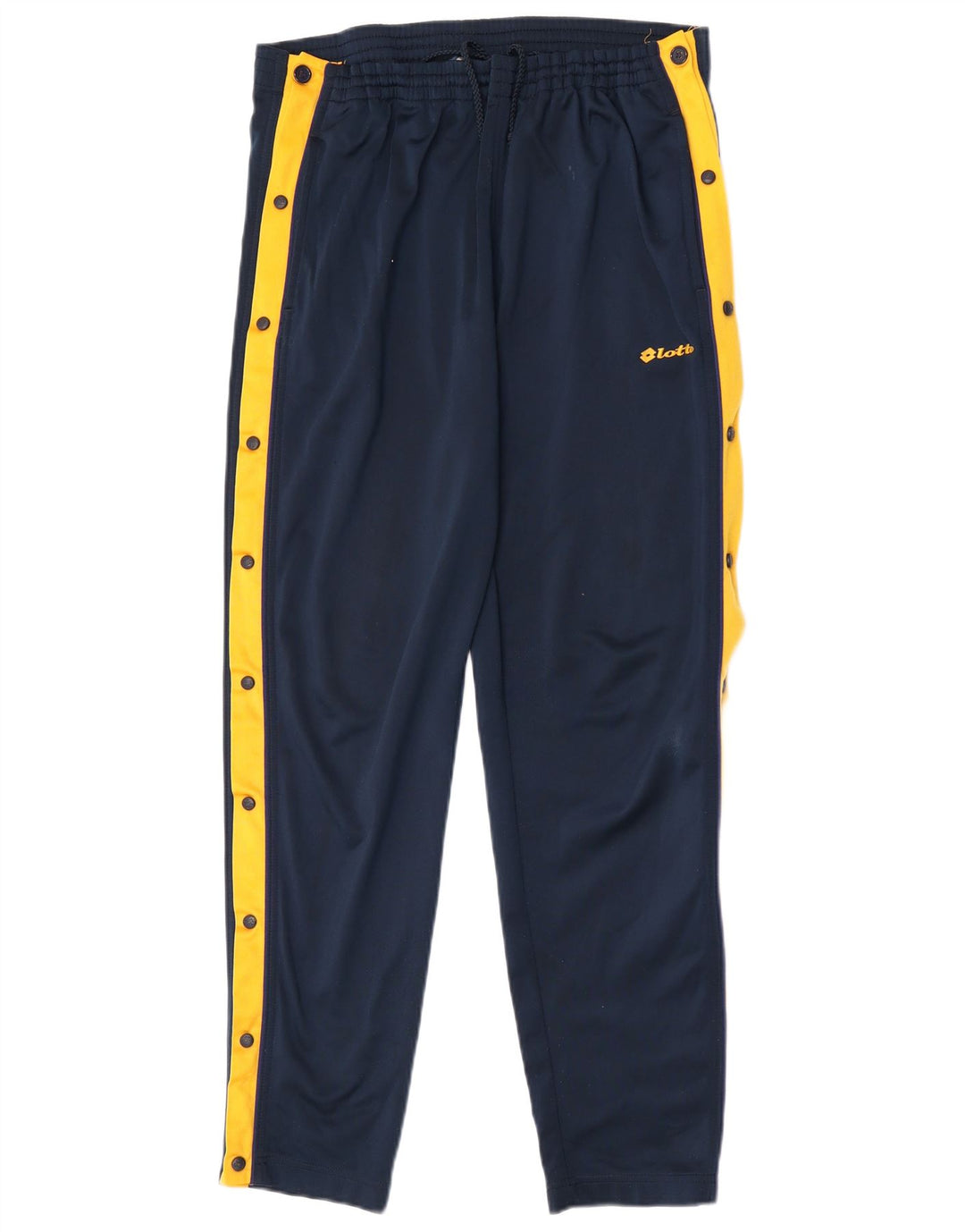 Lotto Mens Joggers Tracksuit Trousers Medium Navy Blue Colourblock