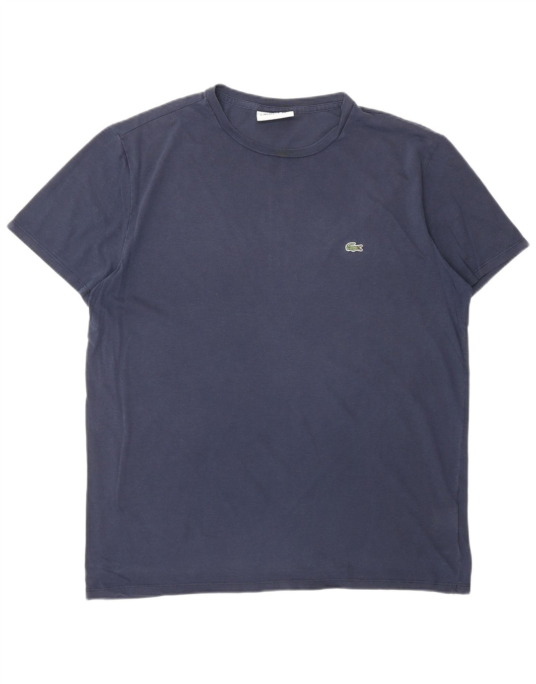 T-shirt da uomo Lacoste Top Large in cotone blu navy
