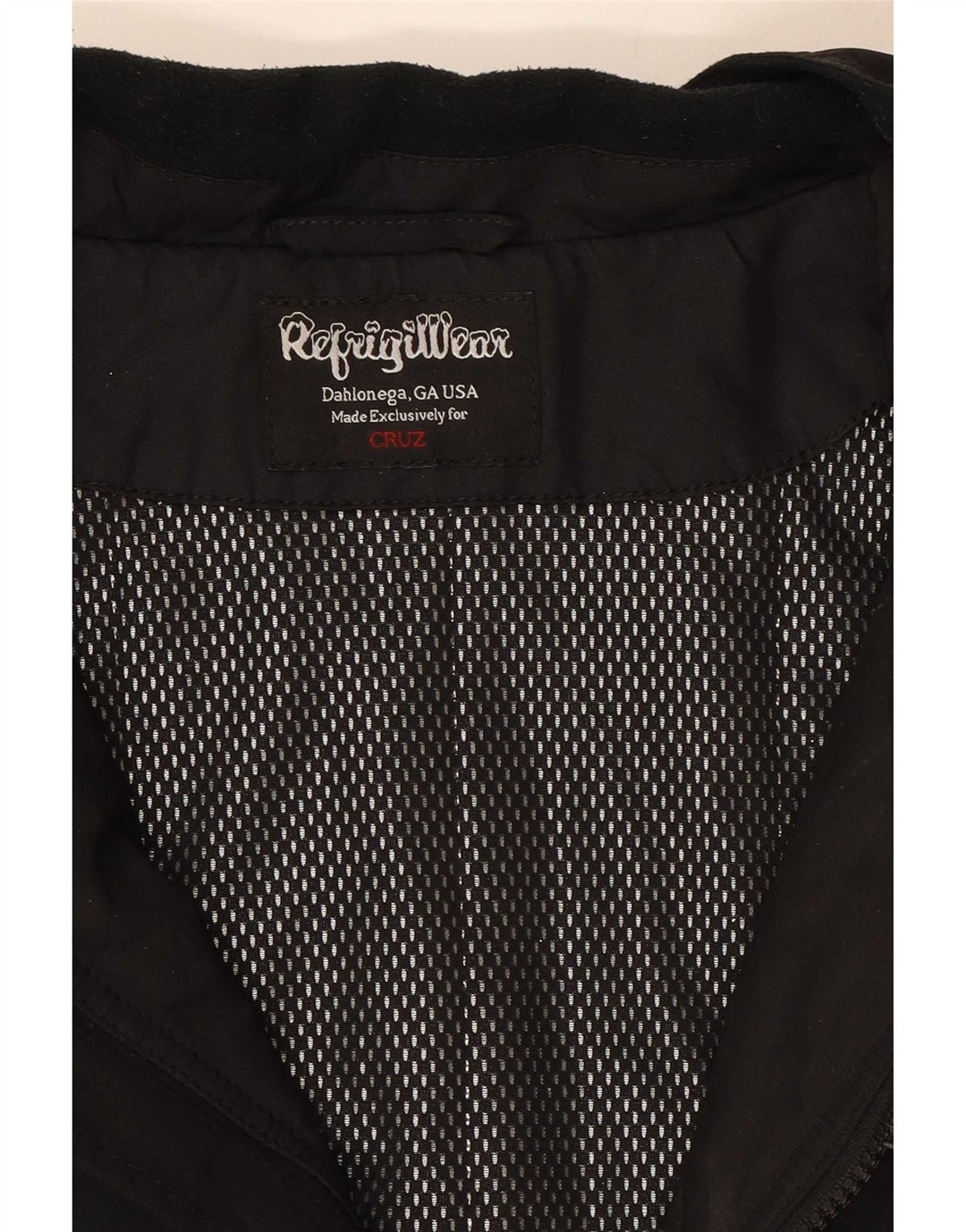 Giubbotto bomber da uomo Refrigiwear UK 40 grande nero