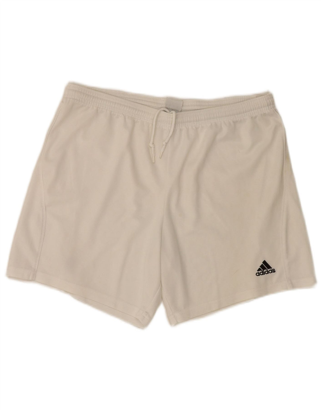 Męskie spodenki sportowe Adidas, średni biały poliester