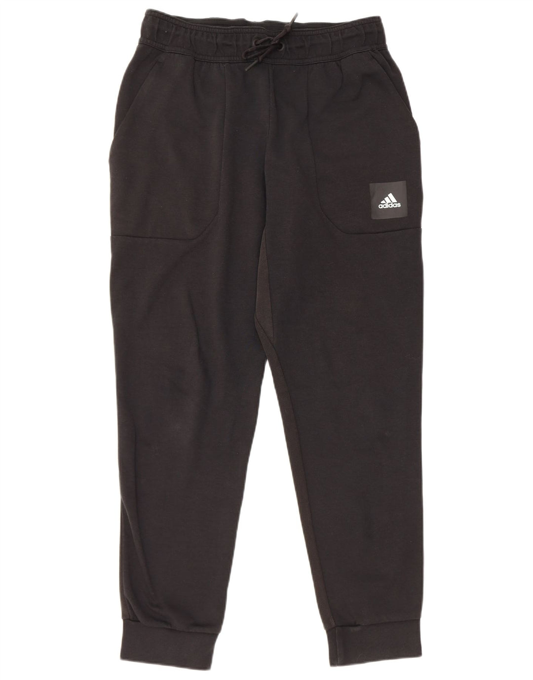 Adidas Mens Tracksuit Trousers Joggers Medium  Black Cotton