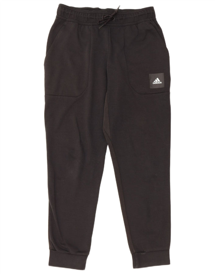 Adidas Mens Tracksuit Trousers Joggers Medium  Black Cotton